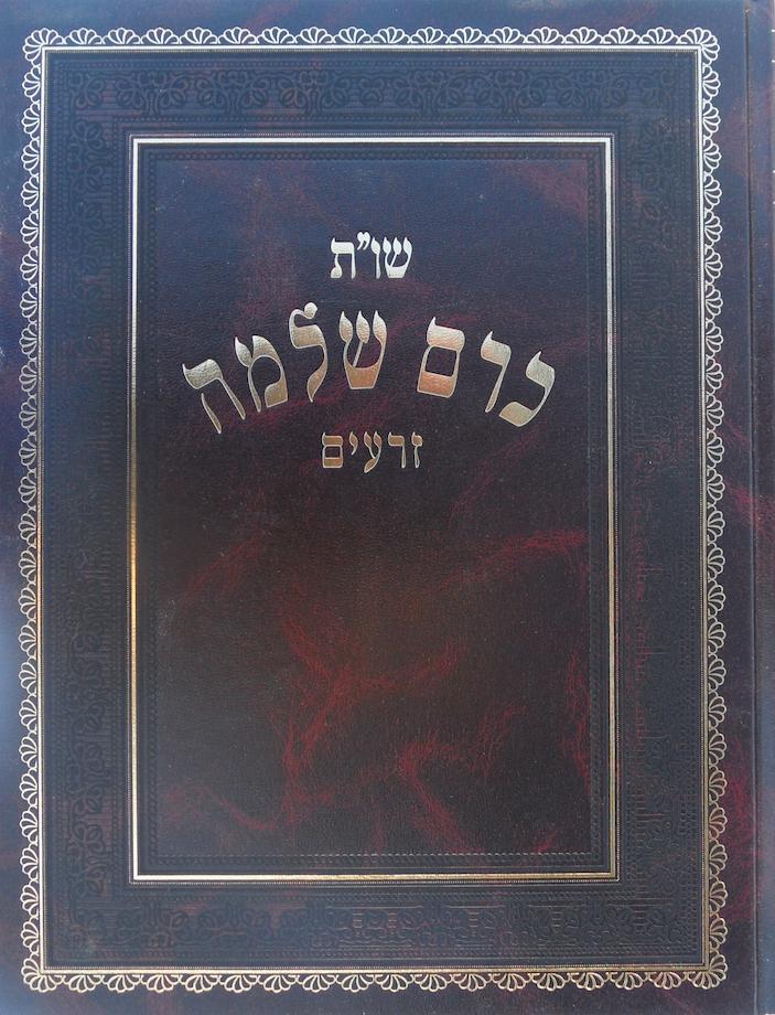 כרם שלמה חלק ב' שו"ת בהלכות זרעים