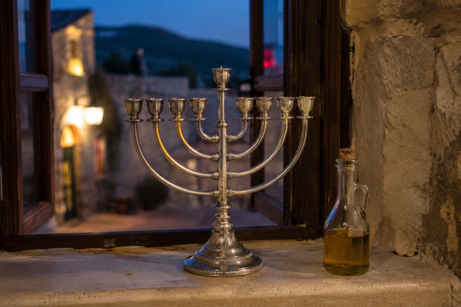 הדלקת נר חנוכה משמן תרומה טמאה, טבל וערלה - המכון למצוות התלויות בארץ